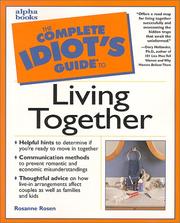 Cover of: The complete idiot's guide to living together