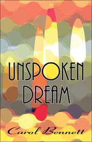 Cover of: Unspoken Dream