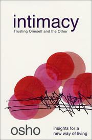 Cover of: Intimacy: Trusting Oneself and the Other