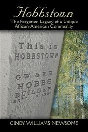 Cover of: Hobbstown | Cindy Williams Newsome