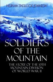 Cover of: Soldiers of the Mountain by Norma Tadlock Johnson