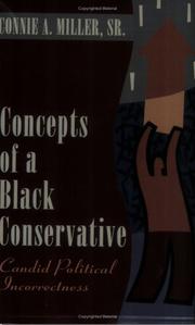 Cover of: Concepts of a Black Conservative: Candid Political Incorrectness