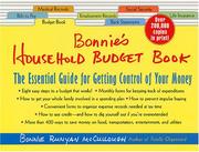 Cover of: Bonnie's household budget book