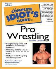 Cover of: The complete idiot's guide to pro wrestling