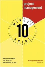 Cover of: 10 minute guide. by Jeffrey P. Davidson