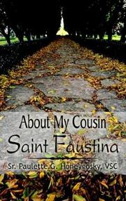 Cover of: About My Cousin Saint Faustina