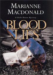 Cover of: Blood lies by Marianne Macdonald