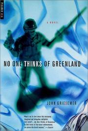 Cover of: No One Thinks of Greenland: A Novel