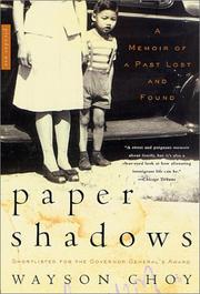 Cover of: Paper Shadows by Wayson Choy