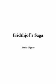 Cover of: Fridthjof's Saga by Esaias Tegnér, Esaias Tegnér