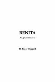Cover of: Benita An African Romance by H. Rider Haggard