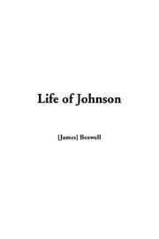 Cover of: Life Of Johnson by James Boswell