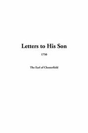 Cover of: Letters To His Son, 1750