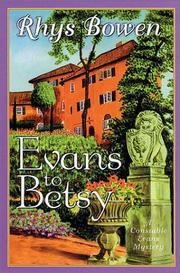 Cover of: Evans to Betsy by Rhys Bowen