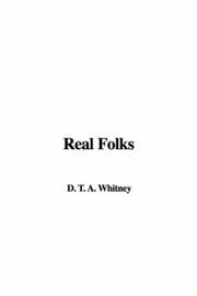 Cover of: Real Folks by Whitney