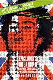 Front cover of England's Dreaming