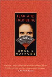 Cover of: Fear and Trembling by Amélie Nothomb