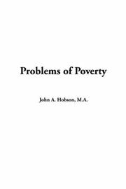 Cover of: Problems Of Poverty by John Atkinson Hobson