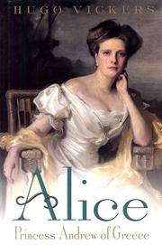 Cover of: Alice by Hugo Vickers