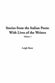 Cover of: Stories From The Italian Poets | Leigh Hunt