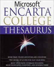 Cover of: Microsoft Encarta college thesaurus