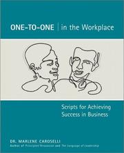 Cover of: One-to-One in the Workplace by Marlene Caroselli, Marlene Caroselli