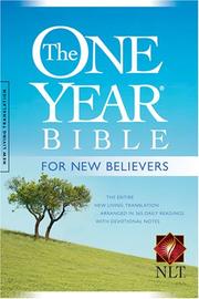 Cover of: The One Year Bible: New Living Translation, for New Believers