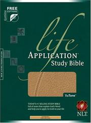 Cover of: Life Application Study Bible: New Living Translation, Tutone Color Leatherlike/Camel and Camel/Lumina Software inside (Life Application Study Bible: New Living Translation-2)