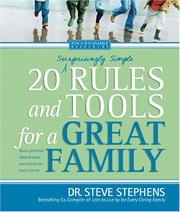 Cover of: 20 (Surprisingly Simple) Rules And Tools for a Great Family (Focus on the Family)