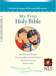 Cover of: My First Holy Bible: New Living Translation, Blue, Picture (Personal Edition Bibles)