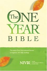 Cover of: The One Year Bible by Tyndale, Tyndale