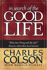 Cover of: In Search of the Good Life