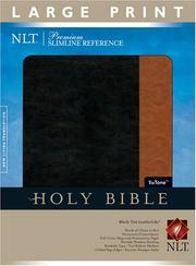 Cover of: Holy Bible: New Living Translation, Black/Tan, TuTone Leatherlike, Premium, Slimline Reference (Premium Slimline LP: Nltse) | 