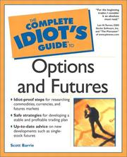Cover of: The Complete Idiot's Guide to Options and Futures