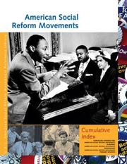 Cover of: American Social Reform Movements Reference Library