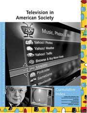 Cover of: TV in America Reference Library Cumulative Index (UXL Television in American Society Reference Library) by Allison McNeill Gudenau
