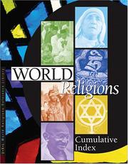 Cover of: World Religions Reference Library Cumulative Index (World Religions Reference Library) by Julie Carnagie