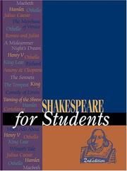 Cover of: Shakespeare for Students (Shakespeare for Students (3 Vols)) by 