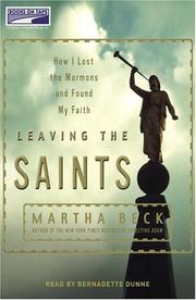Cover of: Leaving the Saints by Martha Beck