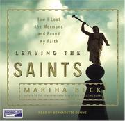 Cover of: Leaving the Saints by Martha Beck