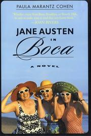 Cover of: Jane Austen in Boca by Paula Marantz Cohen, Paula Marantz Cohen