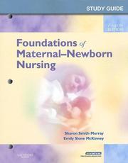 Cover of: Study Guide for Foundations of Maternal-Newborn Nursing by Sharon Smith Murray
