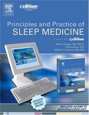 Cover of: Principles and Practice of Sleep Medicine, Fourth E-dition (Text with Continually Updated Online Reference) by 