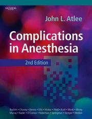 Cover of: Complications in Anesthesia by John L. Atlee