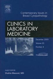 Cover of: Breast Cytology, An Issue of Clinics in Laboratory Medicine