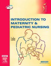 Cover of: Introduction to Maternity & Pediatric Nursing by Gloria Leifer