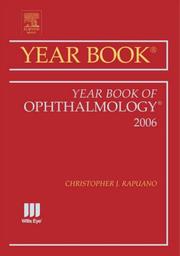 Cover of: 2006 Year Book of Ophthalmology by Christopher J. Rapuano