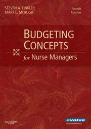 Cover of: Budgeting Concepts for Nurse Managers