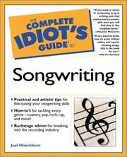 Cover of: Complete Idiot's Guide to Songwriting