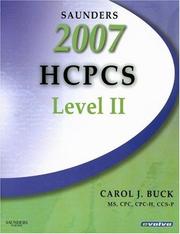 Cover of: Saunders 2007 HCPCS Level II
